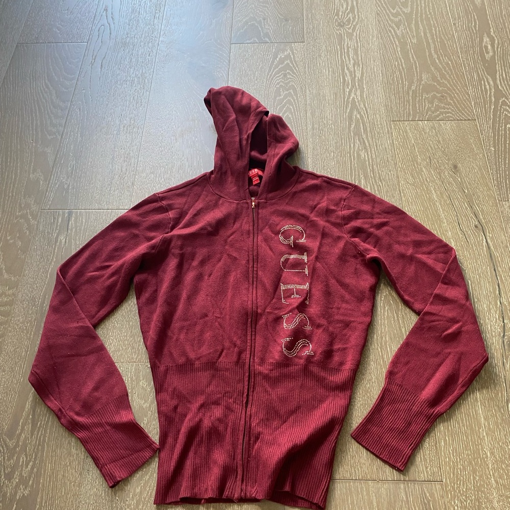 Guess zip-up long-sleeve hoodie